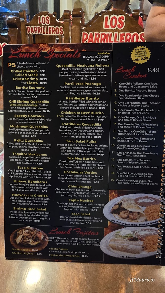 Los Parrilleros | Mexican Grille Menu - Image 6